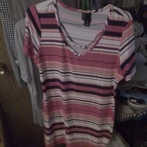 Pink Striped Dress